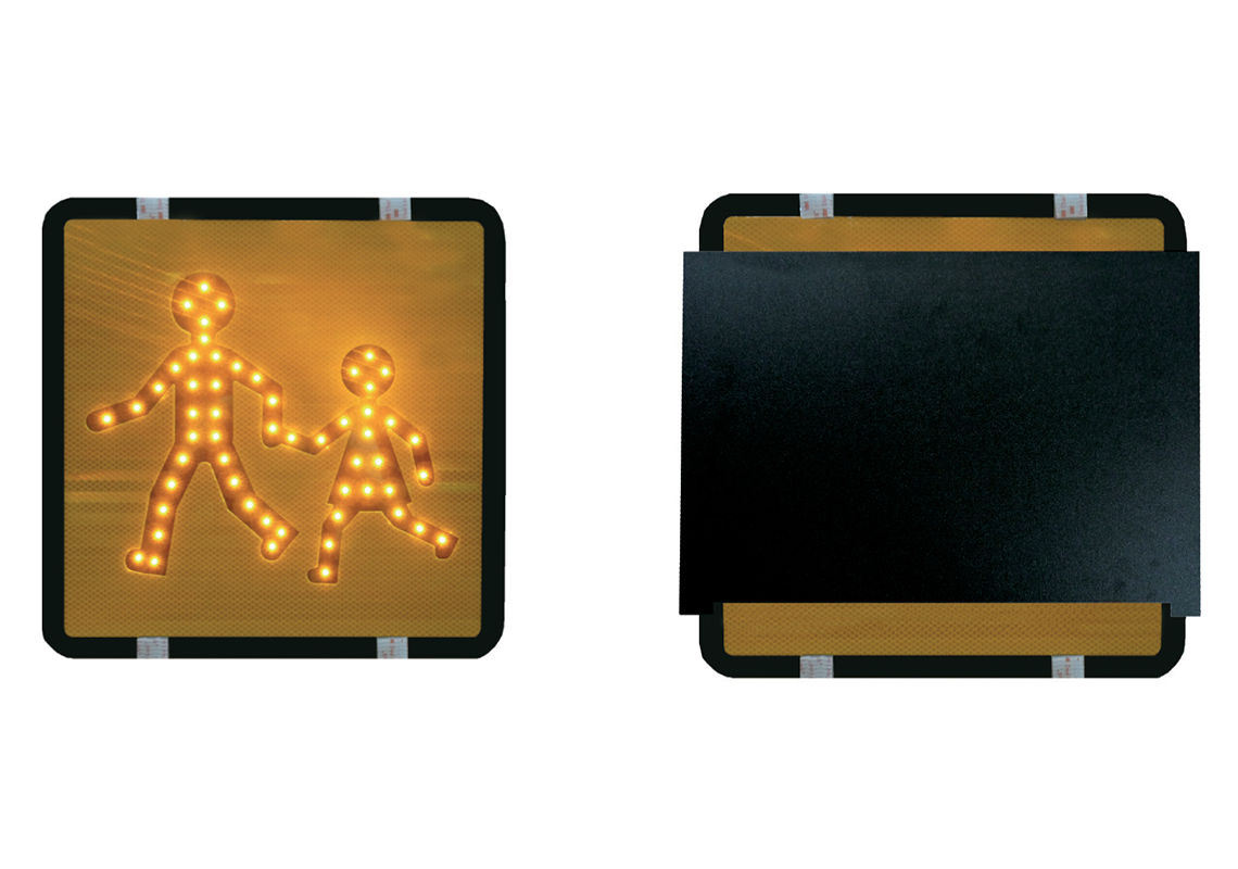 Pictogramme LED à coller avant ou arrière pour bus ou car
